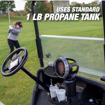 Mr. Heater Golf Cart Heater 4000 BTU - Ideal for Winter Golfing