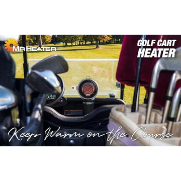 Mr. Heater Golf Cart Heater 4000 BTU - Ideal for Winter Golfing