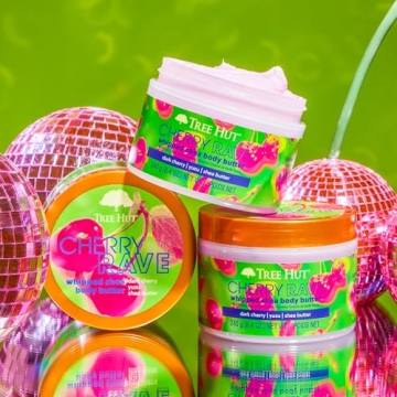 Tree Hut Cherry Rave Body Butter 8.4 fl oz Vegan