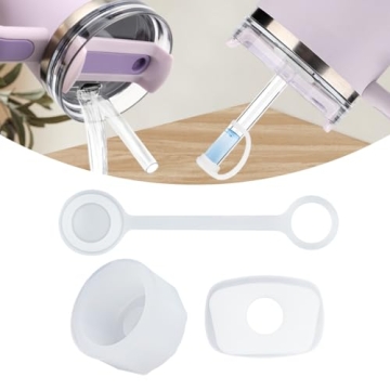 FOOGWEE Silicone Spill Stopper for Stanley 30 40 oz Quencher H2.0 Tumbler with Handle Straw Cover Ca...