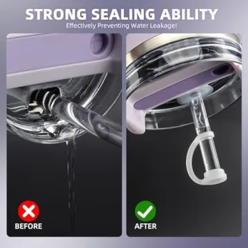 FOOGWEE Silicone Spill Stopper for Your Stanley Tumbler