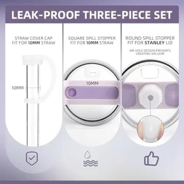 FOOGWEE Silicone Spill Stopper for Your Stanley Tumbler