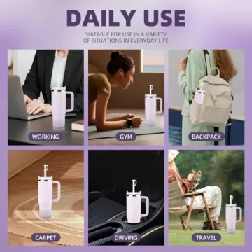 FOOGWEE Silicone Spill Stopper for Your Stanley Tumbler