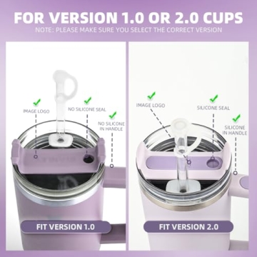 FOOGWEE Silicone Spill Stopper for Your Stanley Tumbler