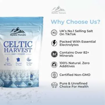 Mystic Nature Celtic Harvest Sea Salt - 100% Natural & Unrefined