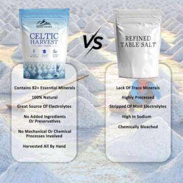 Mystic Nature Celtic Harvest Sea Salt - 100% Natural & Unrefined