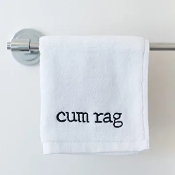 Embroidered Cum Rag Towel for Fun Bachelorette Parties
