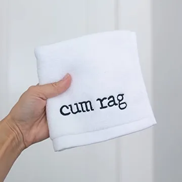 Embroidered Cum Rag Towel for Fun Bachelorette Parties
