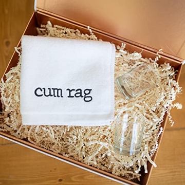 Embroidered Cum Rag Towel for Fun Bachelorette Parties