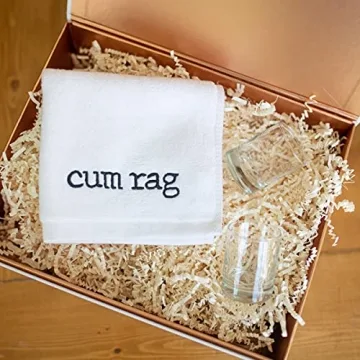 Embroidered Cum Rag Towel for Fun Bachelorette Parties
