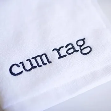 Embroidered Cum Rag Towel for Fun Bachelorette Parties