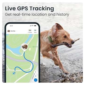 Tractive XL GPS Dog Tracker | Real-time Tracking for Dogs with Health Monitoring
