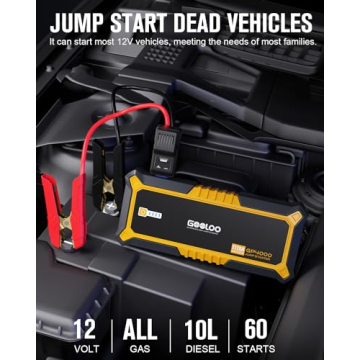 Powerful GOOLOO GP4000 Jump Starter for All Vehicles