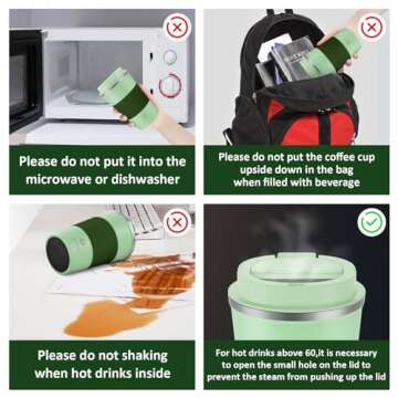 Stainless Steel Vacuum Insulated 12 oz Travel Mug