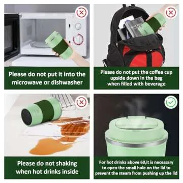 Stainless Steel Vacuum Insulated 12 oz Travel Mug