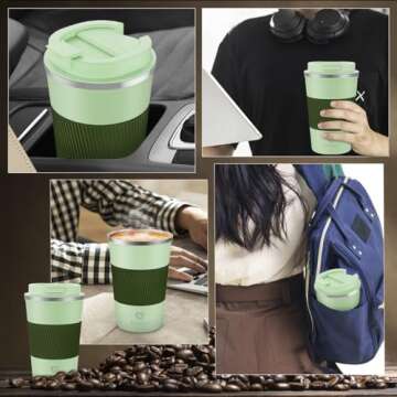 Stainless Steel Vacuum Insulated 12 oz Travel Mug