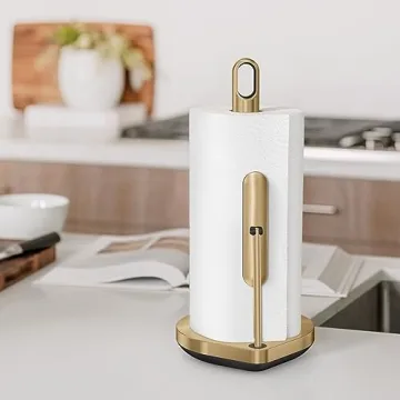 simplehuman Tension Arm Paper Towel Holder - Heavy-Duty & Stylish