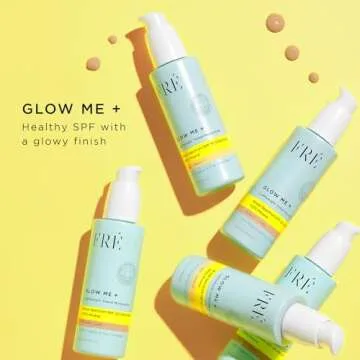Tinted Mineral Sunscreen with Non-Nano Zinc Oxide, SPF 30 Face Moisturizer, GLOW ME by FRE Skincare ...