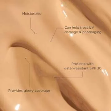 Tinted Mineral Sunscreen with Non-Nano Zinc Oxide, SPF 30 Face Moisturizer, GLOW ME by FRE Skincare (Light-Medium) - Hydrating Lightweight Face Cream for Smoother & Glowing Skin - Reef-Safe Sunscreen