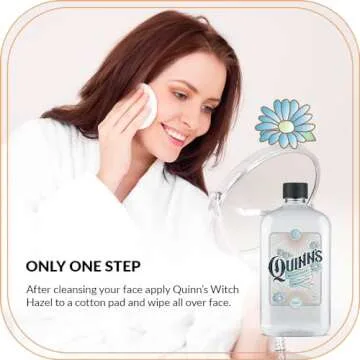 Quinn’s Alcohol Free Witch Hazel with Aloe Vera 16 Ounce Unscented