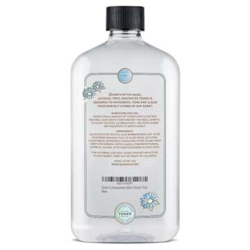 Quinn’s Alcohol Free Witch Hazel with Aloe Vera 16 Ounce Unscented