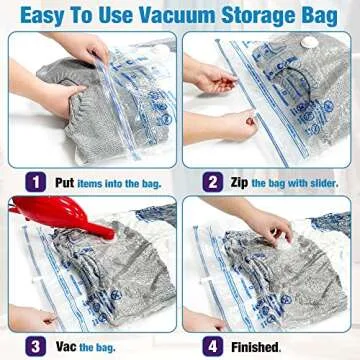 Space Saver Vacuum Storage Bags for Bedding & Clothes