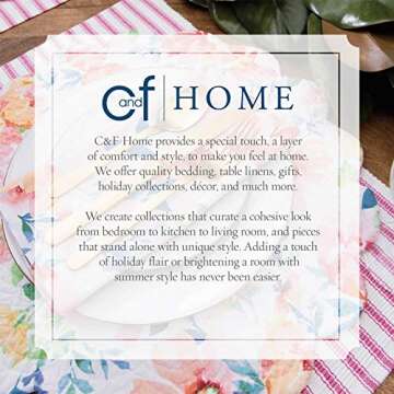Elegant C&F Home Reversible Cotton Placemat Set of 6