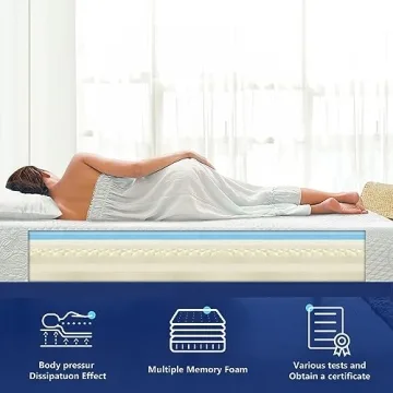 Olee Sleep Full Mattress Gel Infused for Comfort and Support