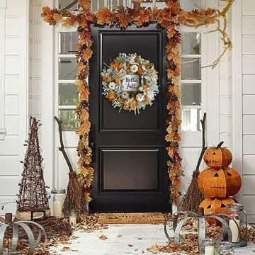 20" CIR OASES Fall Wreath Perfect for Thanksgiving Decor
