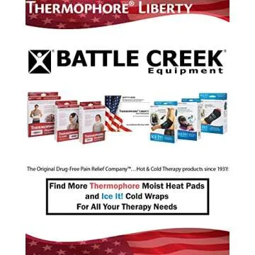Assembled in The USA - Thermophore Liberty 2 - Moist Heating pad for Arthritis, Back, Neck, Shoulder Pain and Cramps Relief - Electric, 3 Temperature Settings with auto Shut Off, Large 14" x 27"