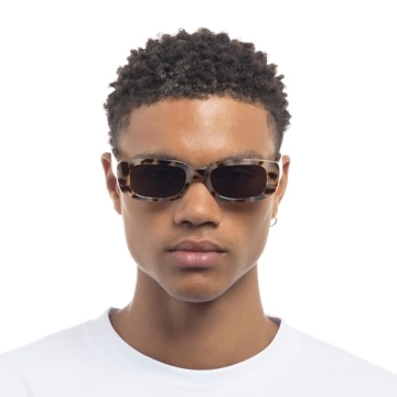 AIRE CERES Rectangular Unisex Sunglasses in Cookie Tort