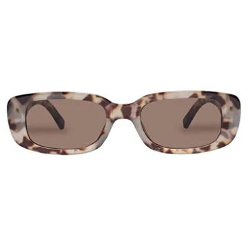 AIRE CERES Rectangular Unisex Sunglasses in Cookie Tort