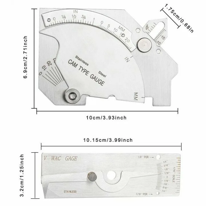 Carkio Welding Gauge Kit - Hi Lo & V-WAC Tools