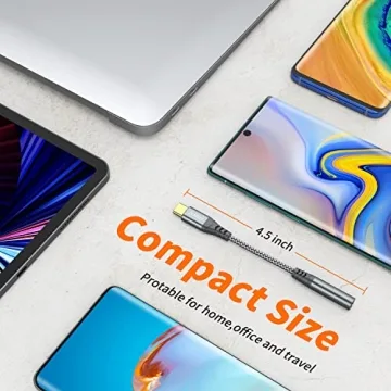 USB C to 3.5mm Adapter - JXMOX Compatible with iPhone & MacBook