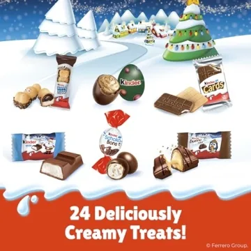 Kinder 2024 Advent Calendar with 24 Chocolate Treats