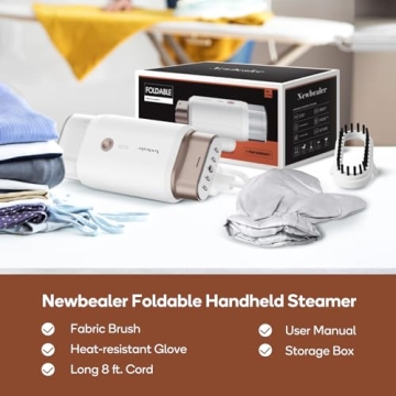 Newbealer 1200W Travel Steamer Lightweight Wrinkle Remover