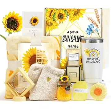 Care Package for Women | 10 Pcs Sunflower Gifts Box
