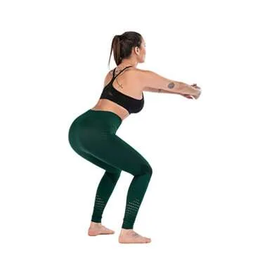 Women's High Waist Tummy Control Yoga Leggings Seamless Running Workout Yoga Pants Butt Lift Tight