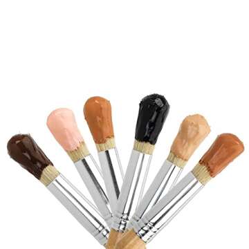 Multicultural Colors Like Me Tempera Paint - 6 Colors, Easy-squeeze 2-ounce bottles, kids paint portraits and figures in tones they can relate to