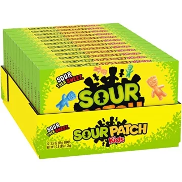 SOUR PATCH KIDS Soft & Chewy Candy 12-Pack for All Ages