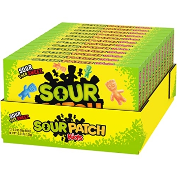 SOUR PATCH KIDS Soft & Chewy Candy 12-Pack for All Ages