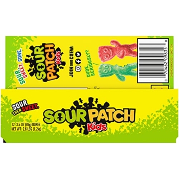SOUR PATCH KIDS Soft & Chewy Candy 12-Pack for All Ages