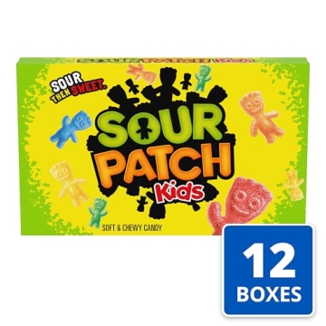 SOUR PATCH KIDS Soft & Chewy Candy 12-Pack for All Ages
