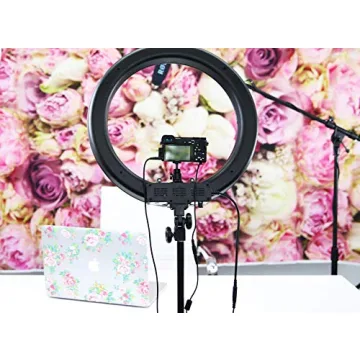 Prismatic 18" Halo Ring Light - Bi-Color, Dimmable with Stand