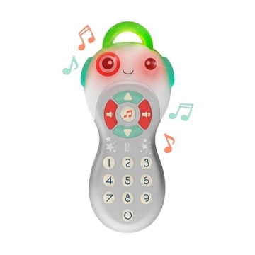 B. toys - Baby Musical TV Remote Control with Learning Numbers & Songs - Interactive Sensory Toy wit...