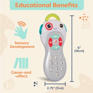 B. toys Educational Musical TV Remote for Toddlers