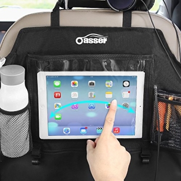 Oasser Seat Back Protector with Storage and Tablet Holder