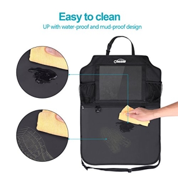 Oasser Seat Back Protector with Storage and Tablet Holder