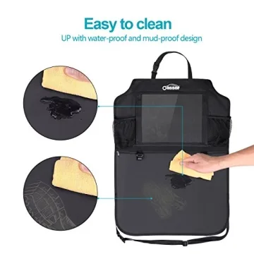 Oasser Seat Back Protector with Storage and Tablet Holder