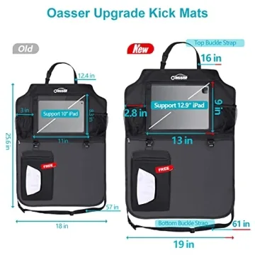 Oasser Seat Back Protector with Storage and Tablet Holder